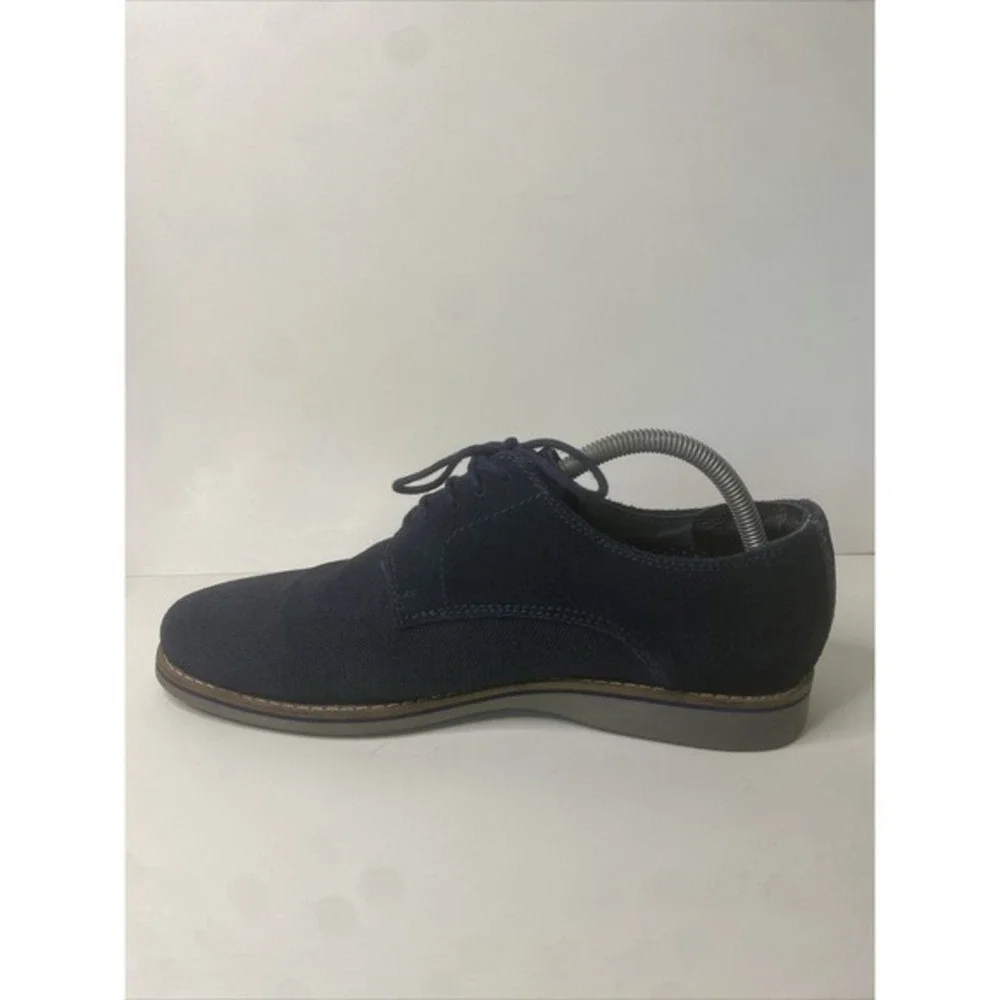 Mauro Alessi Men's Size 9 Oxford Style Dress Shoe. Very Good. Navy Blue‎ Lace Up